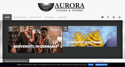 Desktop Screenshot of cineaurora.it